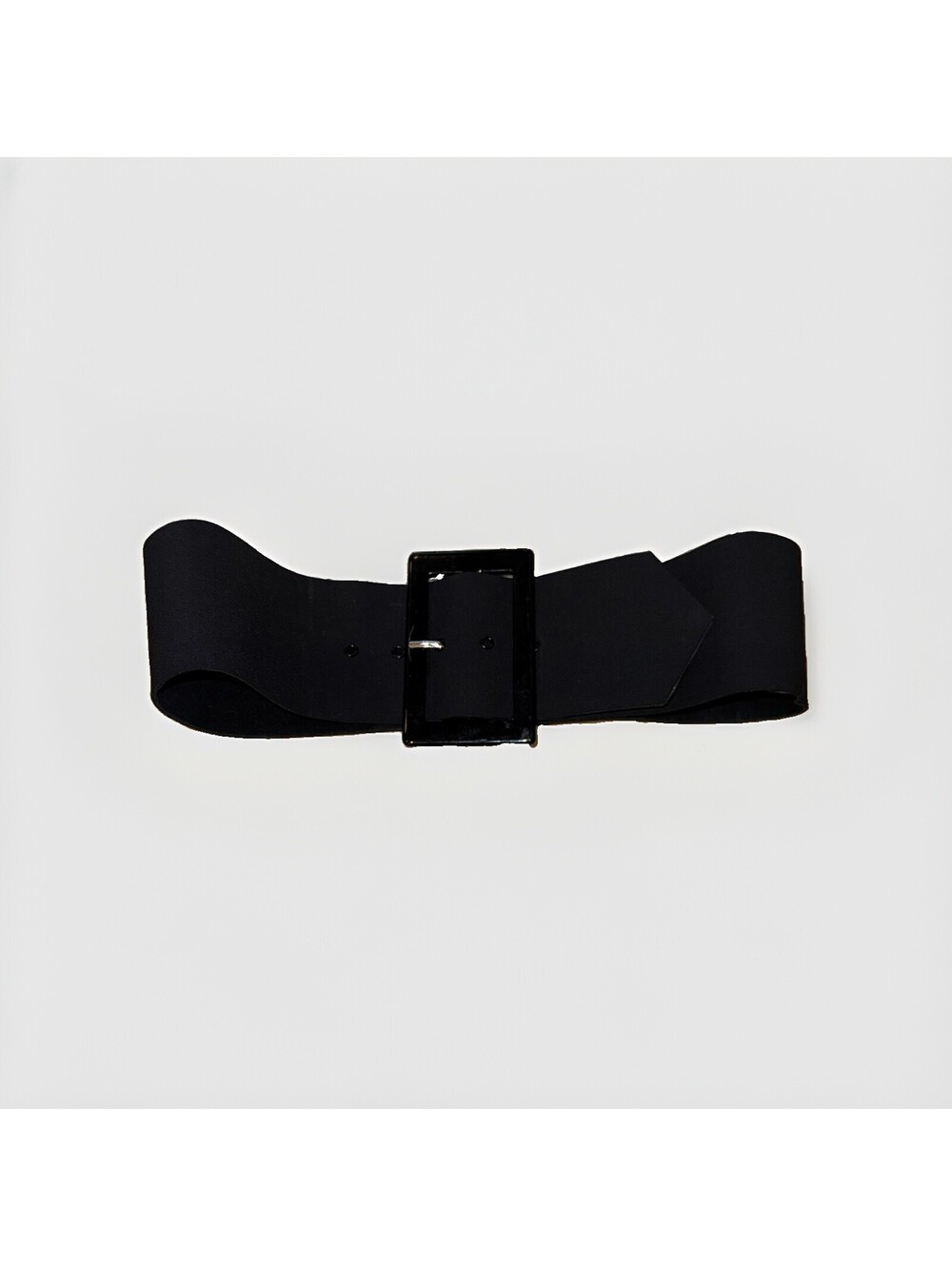 Black Wide Width Belt Women's , 34in Length With Black Buckle